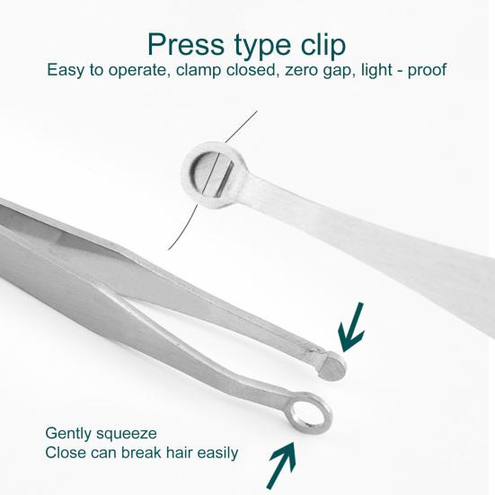 Пинцет для триммера для носа Yousheng, нержавеющий, универсальный, с круглым кончиком из нержавеющей стали, для удаления волос для мужчин