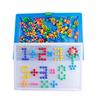 Mosaic Picture Puzzle Toy 296pcs Kids Composite Intellectual Educational Mushroom Nail Kit