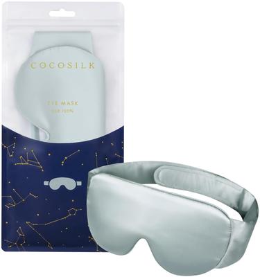 COCOSILK Маска для глаз для сна, регулируемая, шелковая, для отдыха глаз, облегчает состояние глаз, маска Cocosilk, 100% шелк, 99,9% блокировка света, сон, дышащая, легкая, унисекс,