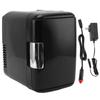 4L 6 Can Black Small Makeup Refrigerator Cooler Warmer Car Cosmetics Mini Portable Fridge for