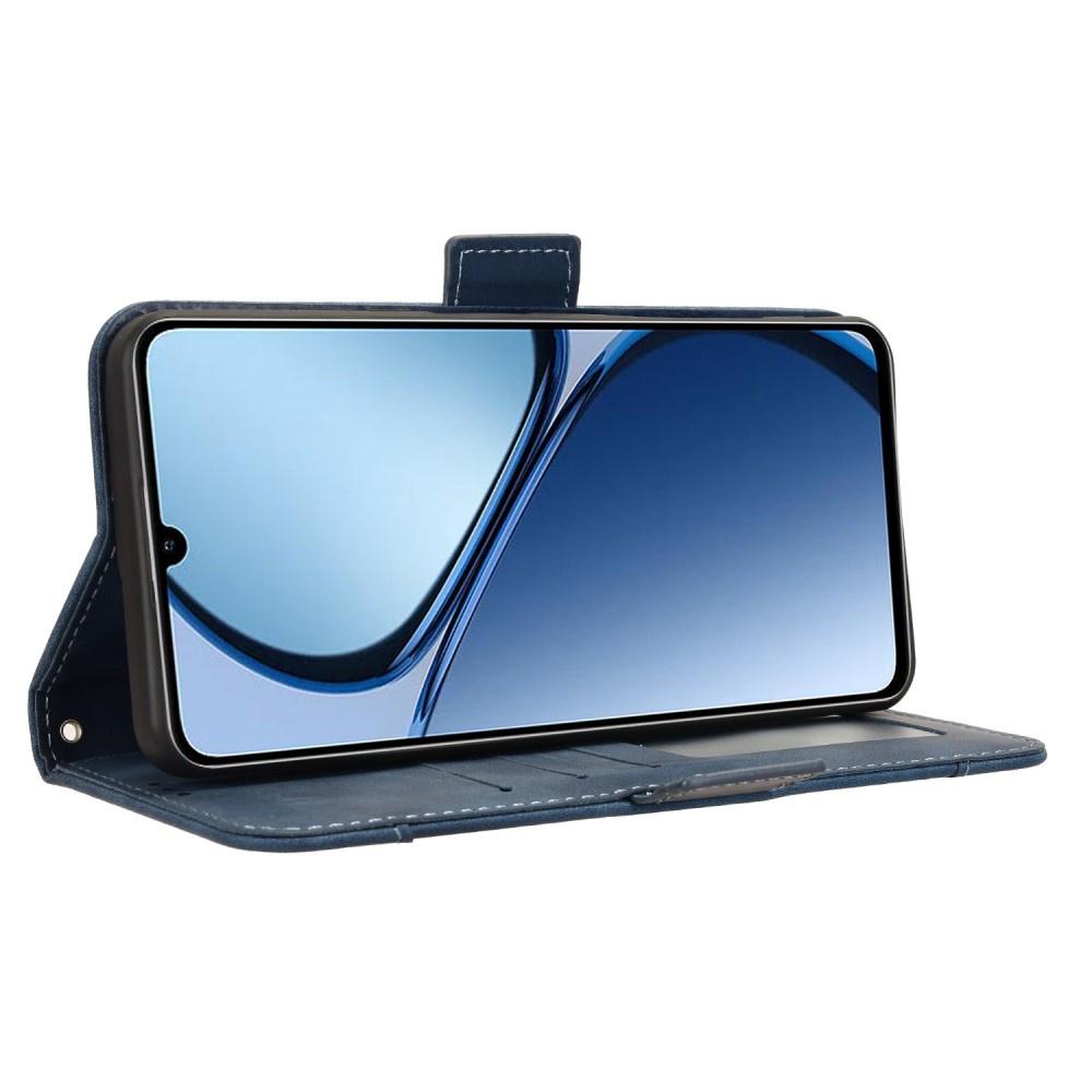 Flip Case for Realme C63, Card Slot, Navy Blue