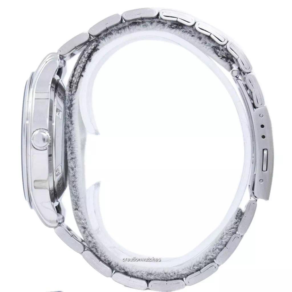 Восстановленные часы Seiko 5 с синим циферблатом, автоматические, сделано в Японии, SNKP17J1, мужские