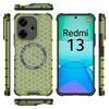 Для Redmi Note 13R Магнитное кольцо задняя крышка телефона чехол Magsafe кольцо беспроводной зарядки объектив защита противоударный чехол Funda Cases