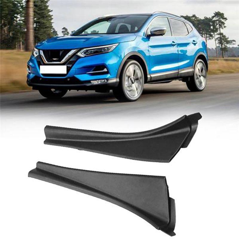 SXR-Car Front Windshield Wiper Side Trim Cover Water Deflector Cowl Plate Left Right Fit For Nissan Qashqai J10 2008-2015