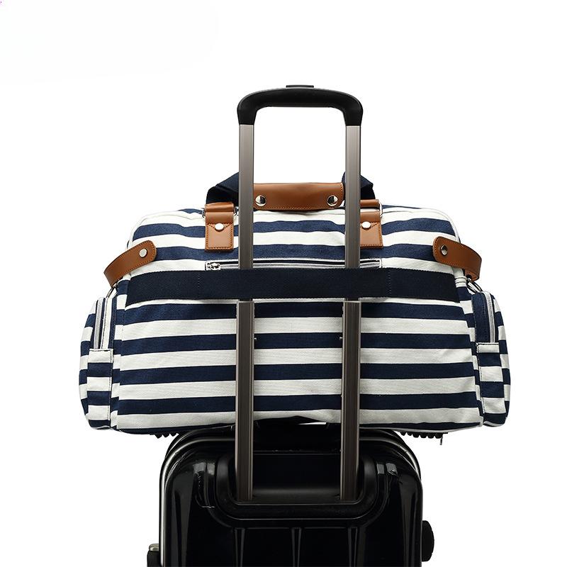 Дорожная сумка из холста, сумка для ручной клади, косая задняя дорожная сумка для хранения, большая вместимость, спортивная сумка, водонепроницаемая, сухая, влажная, разделительная