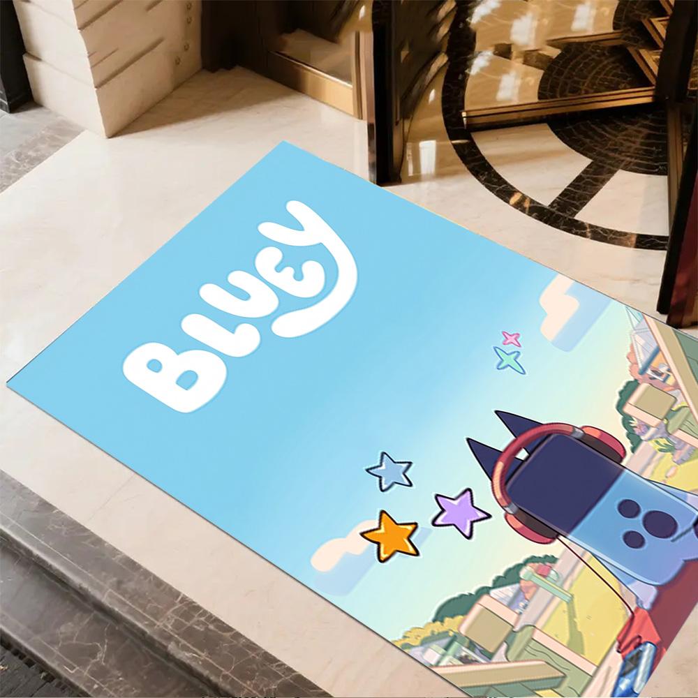 Happy Howloween Party Floor Mat Suitable for Game Room Entryway Kitchen Balcony Anti-slip Rug Anime Office Decor Birthday/Christmas Gift
