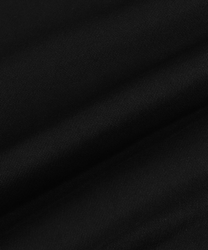 GAINSBORO One-Pleat Wide Sweatpants_Black