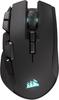 CORSAIR IRONCLAW Беспроводная игровая мышь SE Эргономичная Асимметричная 10 программируемых кнопок для MMO Черная – 26 000 DPI, Форма, Кнопки, MOBA, FPS, –