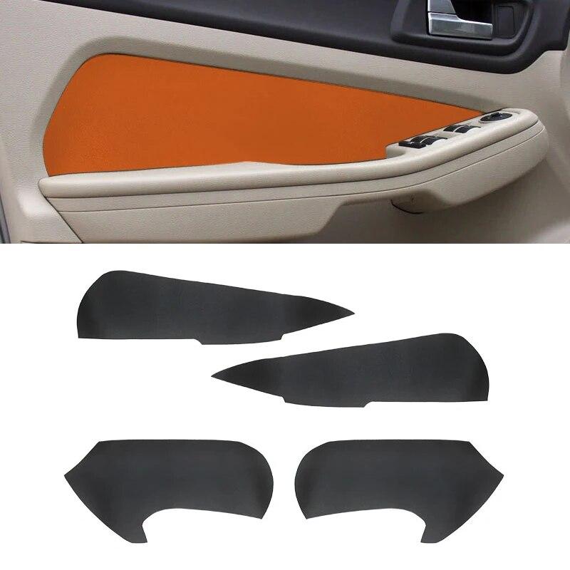 4 шт., чехол для дверной панели из микрофибры для Ford Focus 2009 2010 2011 2012 2013 2014, накладка на подлокотник внутренней двери автомобиля