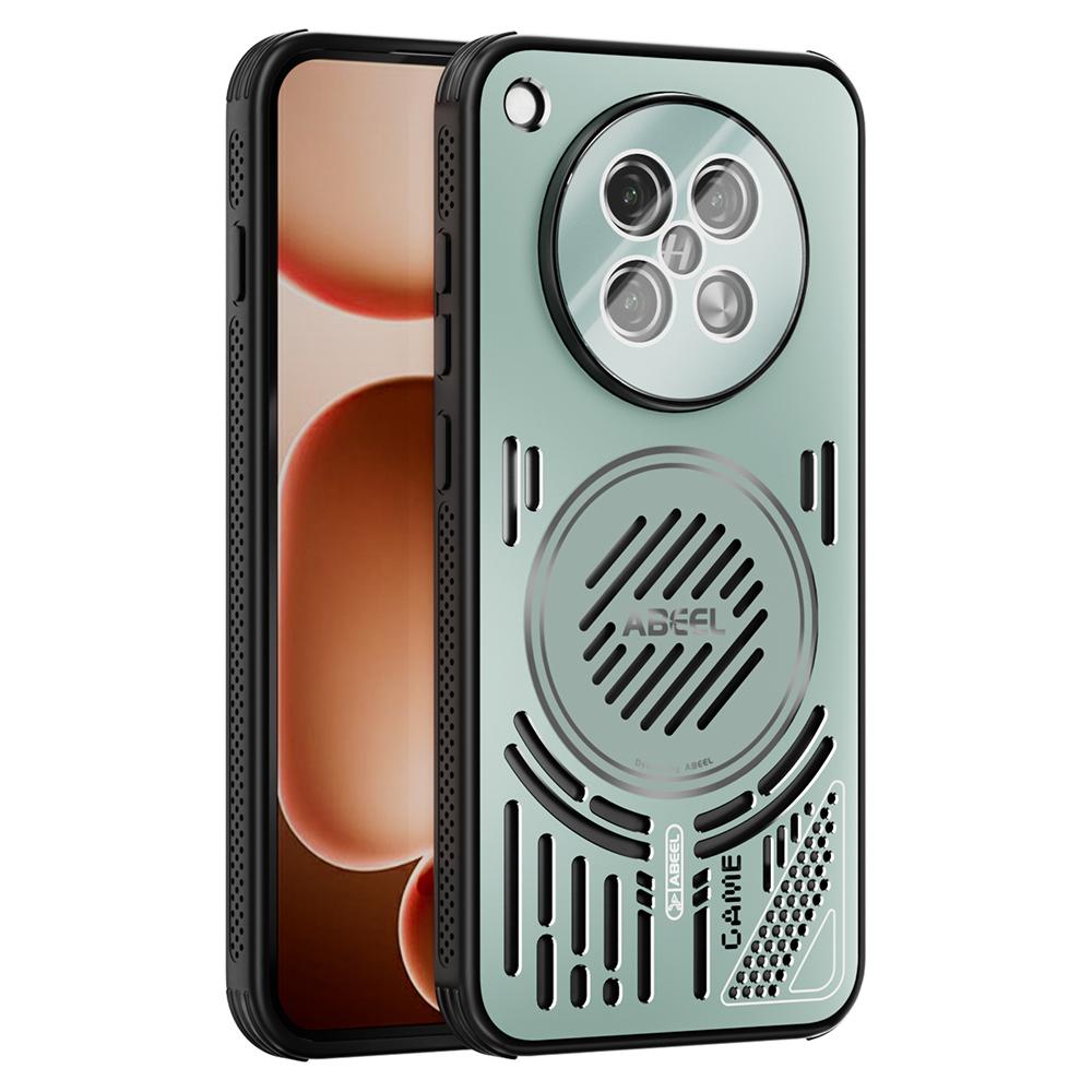ABEEL For Oppo Find X8s 5G Magnetic Case Aluminium Alloy+PC+TPU Hollow Heat Dissipation Phone Cover