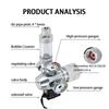 AC100-240V Аквариумный Регулятор CO2 Электромагнитный Клапан Счетчик Пузырьков Система Контроля CO2 Аквариум Редуктор Давления CO2