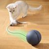Автоматическая игрушка для кошек с катящимся мячом, интерактивная умная движущаяся игрушка с активируемым движением хвоста, электрическая игрушка для обогащения домашних животных для собак и кошек