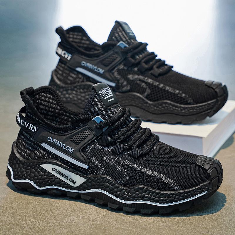 2026 Summer New Men Breathable Air Mesh Sneakers Fashion Thick Sole Casual Sports Shoes Male Comfortable Walking Shoes for Man