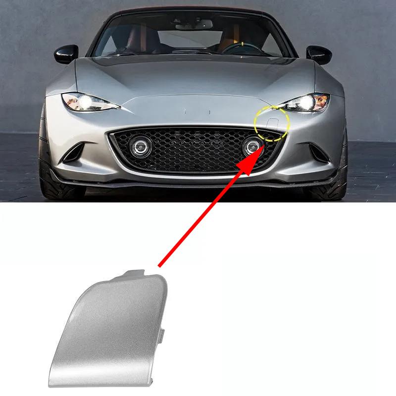 Auto Front Bumper Tow Hook Cap Towing Eye Cover for Mazda MX-5 Miata MX5 2016 2017