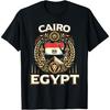 Cairo Souvenir Egypt Flag Pharaoh Pyramid Egyptian T-Shirt