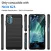 Для Чехол Nokia G21 Чехол для Nokia G21 G11 G20 G10 X100 C21 Plus Силиконовый противоударный чехол из углеродного волокна для задней крышки Nokia G21 Чехол