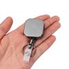 Metal Retractable Key Ring Retractable Key Chain ID Card Badge Holder Badge Reel Clip Lanyard Clip