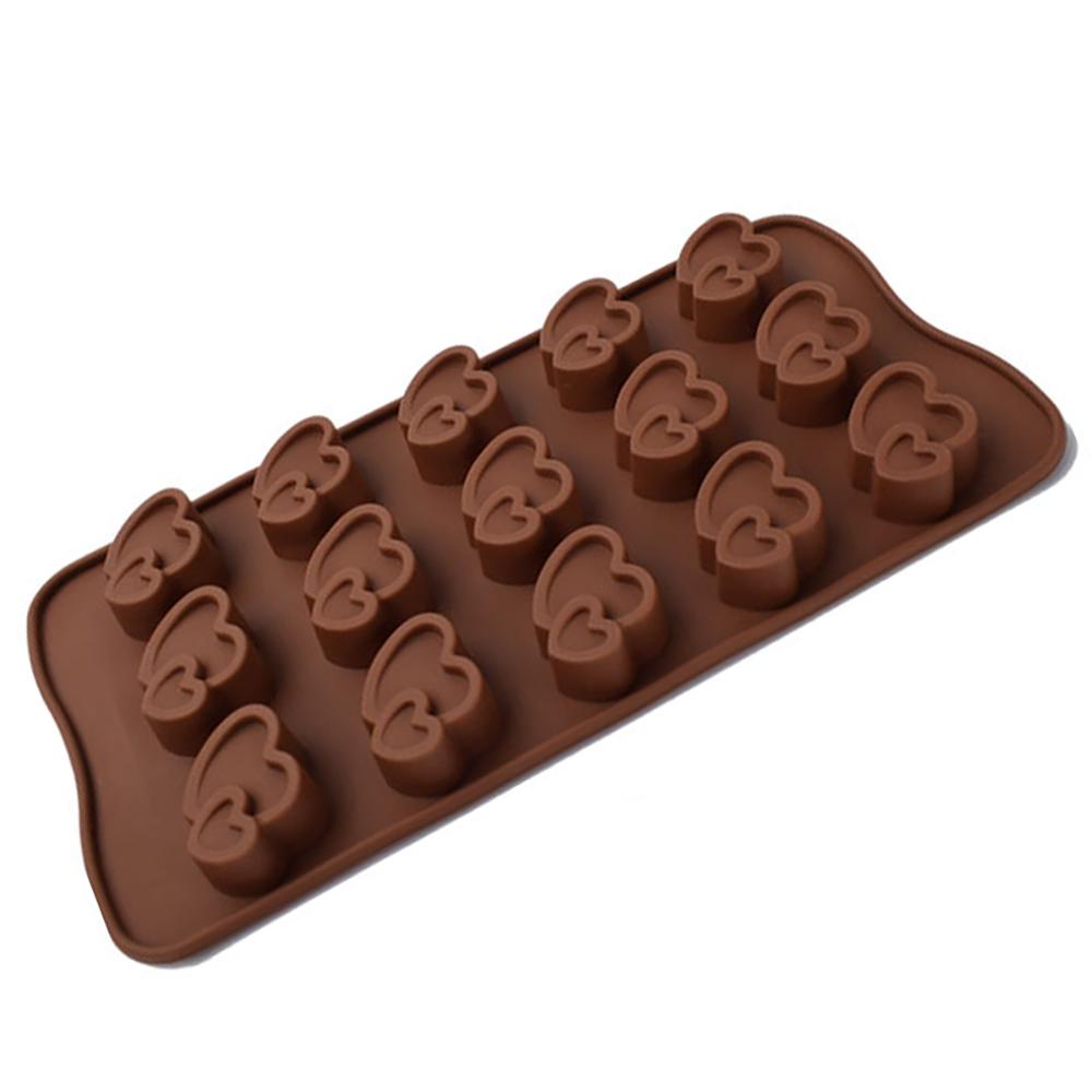Силиконовая форма для шоколада ручной работы, конфеты, желе, пудинг, форма для батончиков, цветы, животные, формы для сердца, кухонные инструменты для выпечки