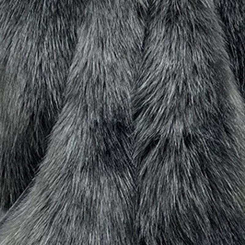 Меховая куртка женская новая осенне-зимняя одежда верхняя одежда темперамент модный искусственный мех сращивание имитация меха лисы теплое пальто