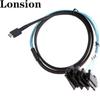 OCuLink PCIe SFF-8611 4i to SAS 4X 8482 High-Speed HDD Conversion Cable