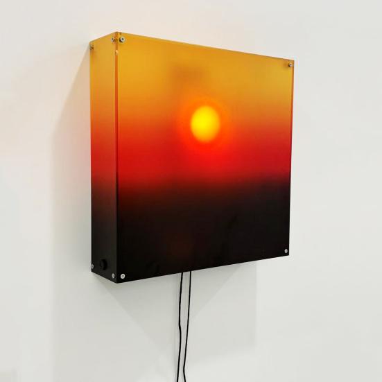 Настенный светильник «Восход» Ежедневные моменты спокойствия с ручным движением солнца