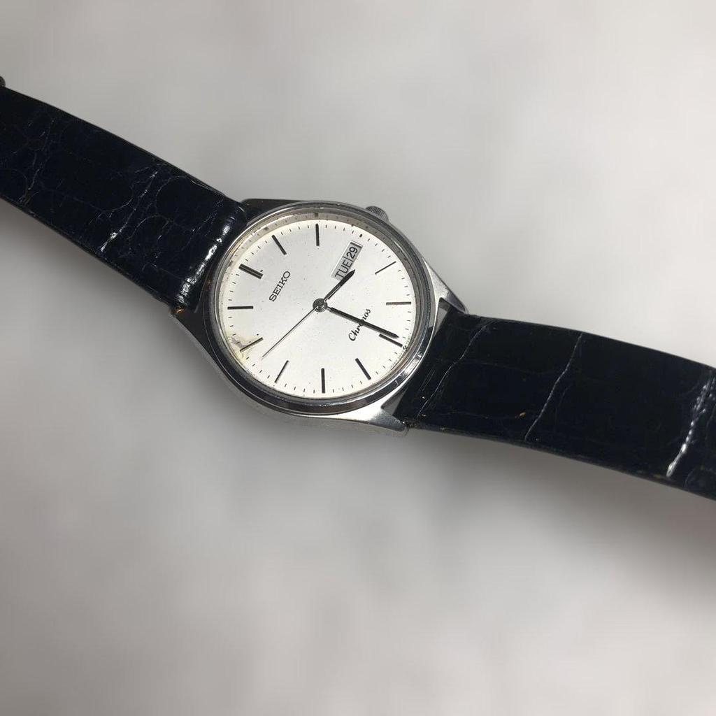[USED] SEIKO Chronos Quartz Wristwatch, Working Condition, 5H23-7D40