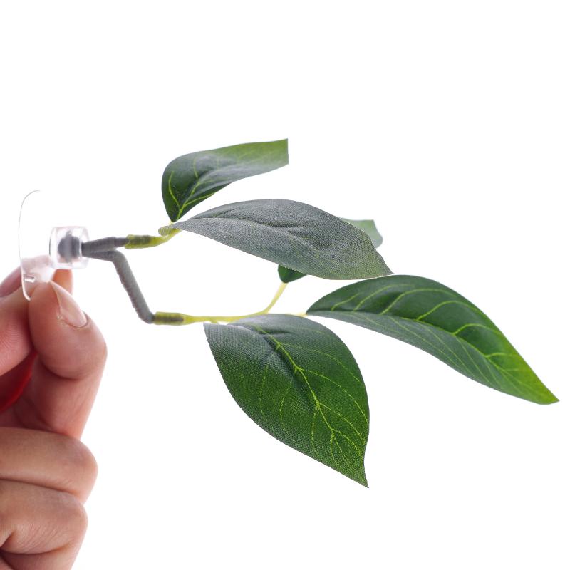 1 шт. Искусственный лист-гамак для нереста и игры рыбок Декор для аквариума питомцев Рыбки Петушки Растения Лист Декор для аквариума