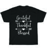 Arrow Grateful Thankful Blessed Thanksgiving Turkey T-shirt Unisex Tee Gift NEW