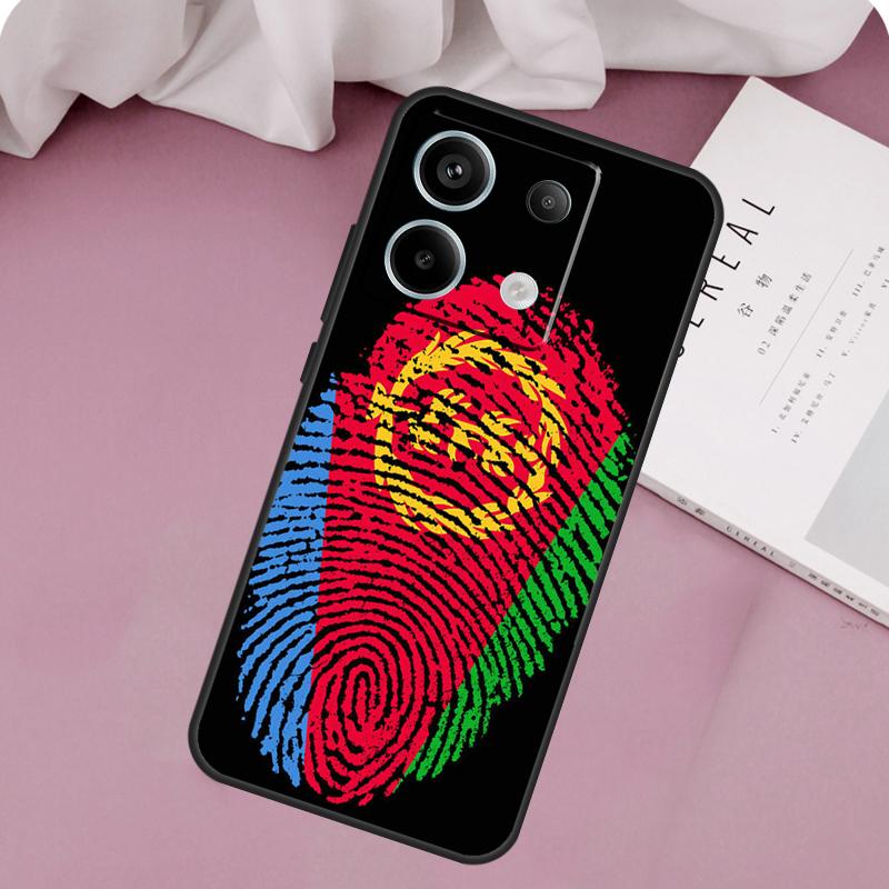 Eritrea Flag Case For Xiaomi Redmi Note 13 14 12 11 10 9 15 Pro Plus Redmi 15 14C 10C 12C 13C 15C Cover