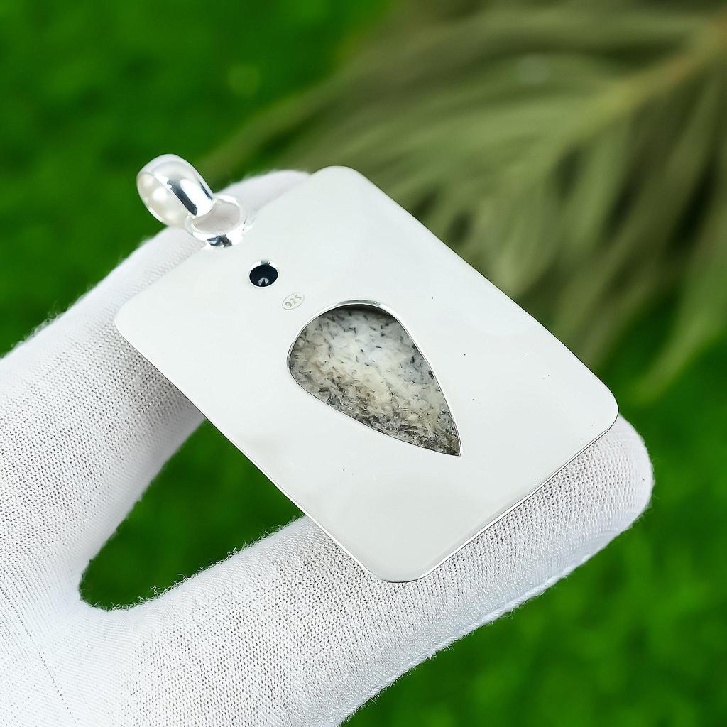 Натуральный кулон из яшмы K2, серебро 925 пробы, индийские украшения для девушек