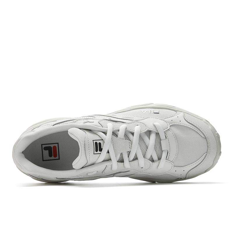 Fila Мужские кроссовки Koral Coral, удобные, прочные, дышащие, в стиле «папиных кроссовок», белые и серые, F12M612107FWO