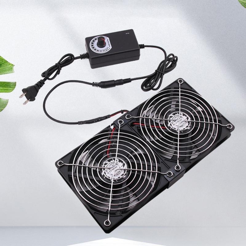 2750RPM 120MM Large Air Volumes 100-240V Mining Machine Workstation Cabinet Server Case Cooling System Fan