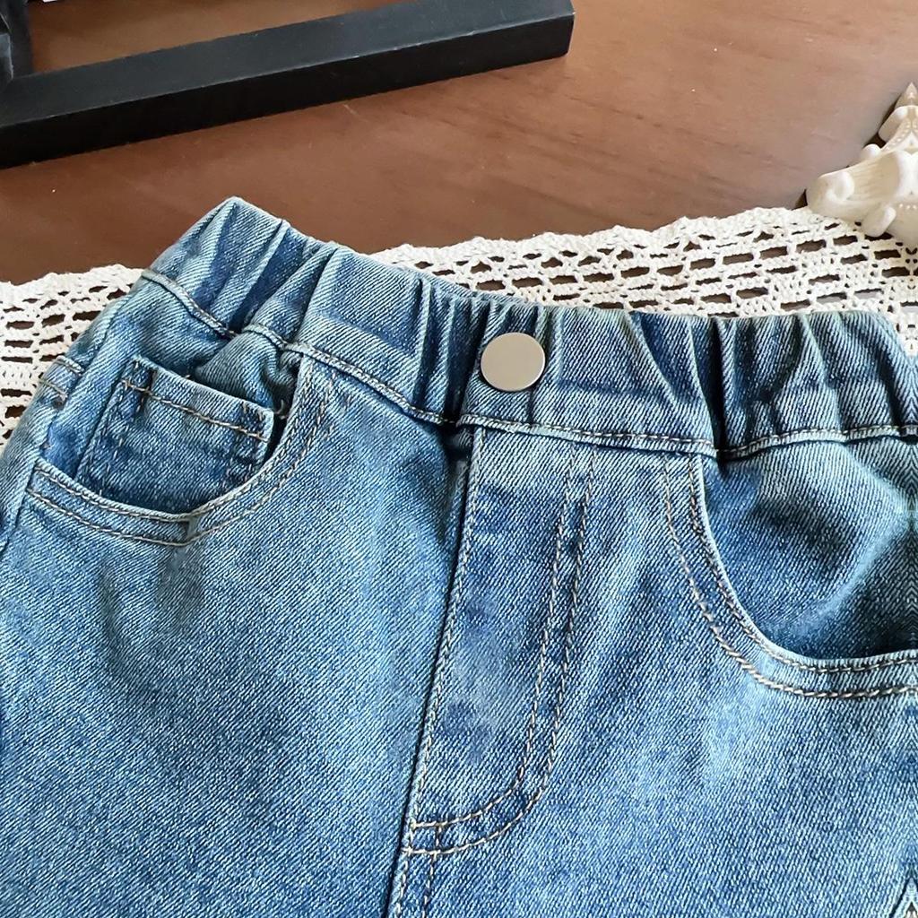 Модные расклешенные джинсы для девочек - Коллекция Весна/Осень BQA017