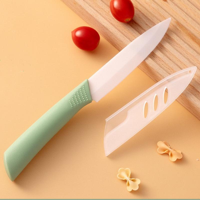 Керамический нож, бытовой нож для фруктов, острый кухонный нож, набор противоскользящих ножей, инструмент для чистки детского питания