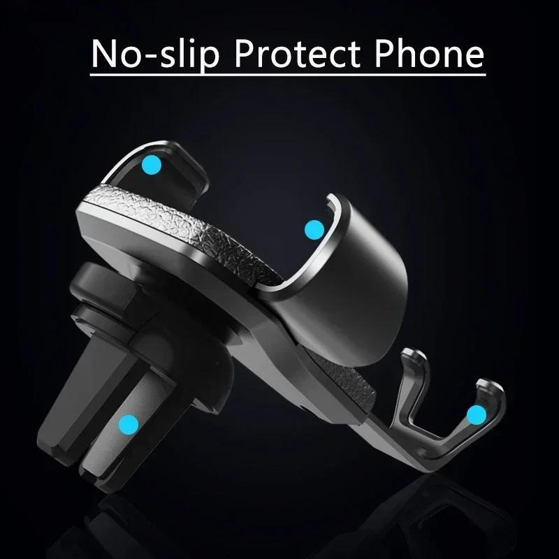 Mobile Phone Holder Car Holder Gravity Bracket Air Vent Stand Mount For iPhone 11 8 Huawei Xiaomi Samsung Car Holder For Phone