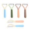 Household peeler stainless steel fruit and vegetable peeling knife potato peeling knife creative two-color P-type Y-type melon peeler