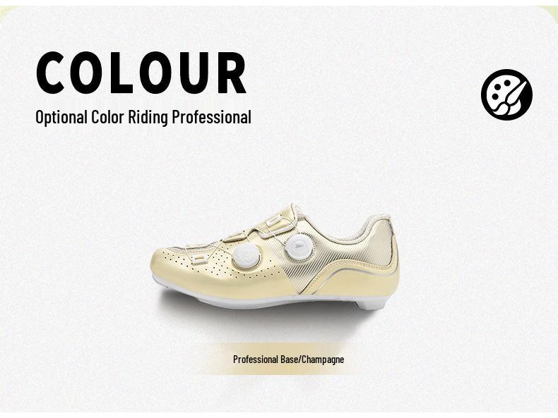 Cross-Border Plus-Size Lockless Cycling Shoes for Men & Women - Road & Mountain Bike Hard Sole