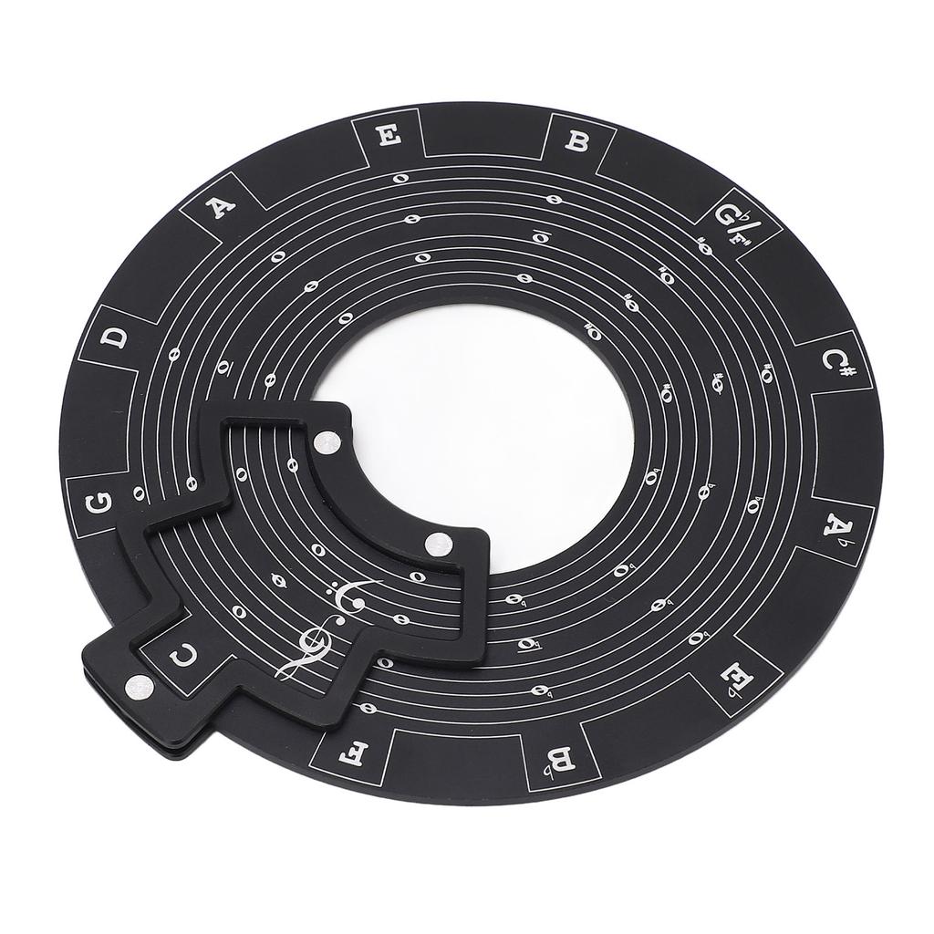 Инструмент для изучения аккордов мелодии, алюминиевое колесо аккордов, изучение теории музыки, круг квинтового колеса