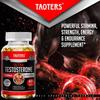 Super Potent Testosterone Supplement - Tested Booster for Men Natural Endurance and Strength Energy Boost Cognitive Improvement 120 Capsules