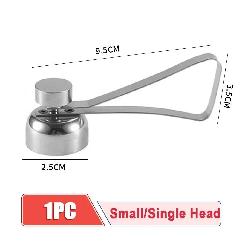 Открывалка для яичной скорлупы, нож для яичной скорлупы из нержавеющей стали 304, двусторонний нож для открывания яиц, инструмент для скорлупы вареных сырых яиц, креативный кухонный инструмент