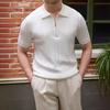 Men's 2024 Slim-Fit Short-Sleeve Polo Shirt - High-End Casual Summer Collared Top