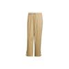 Wide Woven Track Pants With Plain Logo Men Bottoms Light-Khaki IT3948