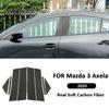 Для Mazda 3 Axela Панель-накладка на внешний B-столб и C-столб двери автомобиля из углеродного волокна Наклейка-декор для экстерьера Аксессуары