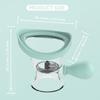 Eye Wash Cup, Silicone Manual Air Pressure Eye Wash Kit- Blue