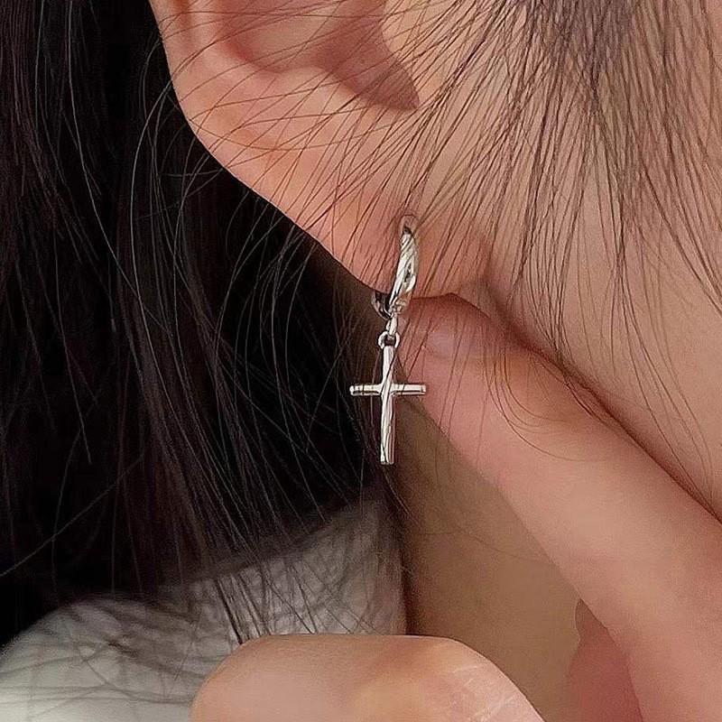 Серьги-кольца из стерлингового серебра 925 пробы: 2025 Современный Нишевый Дизайн - Элегантный и Роскошный для Женщин