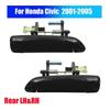 2Pcs/lot Front / Rear Exterior Outside Door Handles Black Pair Set New For 2001 2002 2003 2004 2005 Honda Civic