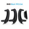 LHD RHD Interior Door Armrest Pull Handle Genuine Leather Cover Full Set Assembly For BMW X3 X4 F25 F26 2010-2016