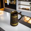 500ml Handmade Wooden Beer Mug, Mango Wood with Sheesham Finish, Barrel Style, Lightweight & Durable, for Craft Beer, Home Bar, Café, Party, Gift