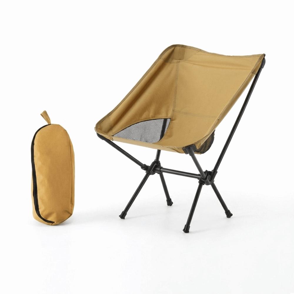 Portable Folding Camping Chair Collapsible Camping Leisure Chair Portable Moon Chair Hiking Picnic