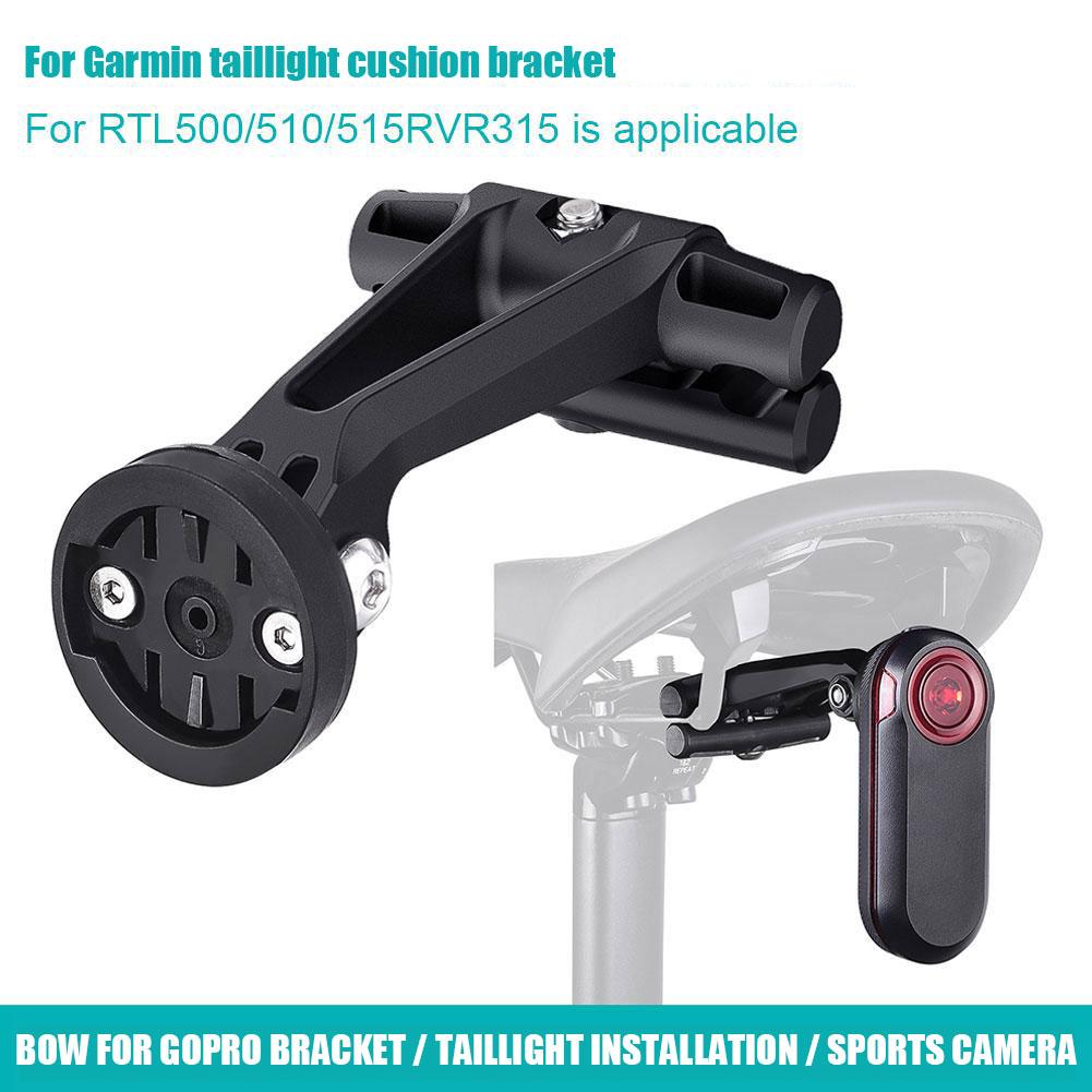 Bicycle Tail Light Saddle Support Anti-Slip Bicycle Taillight Camera Rail Varia Mount Shockproo E0M9